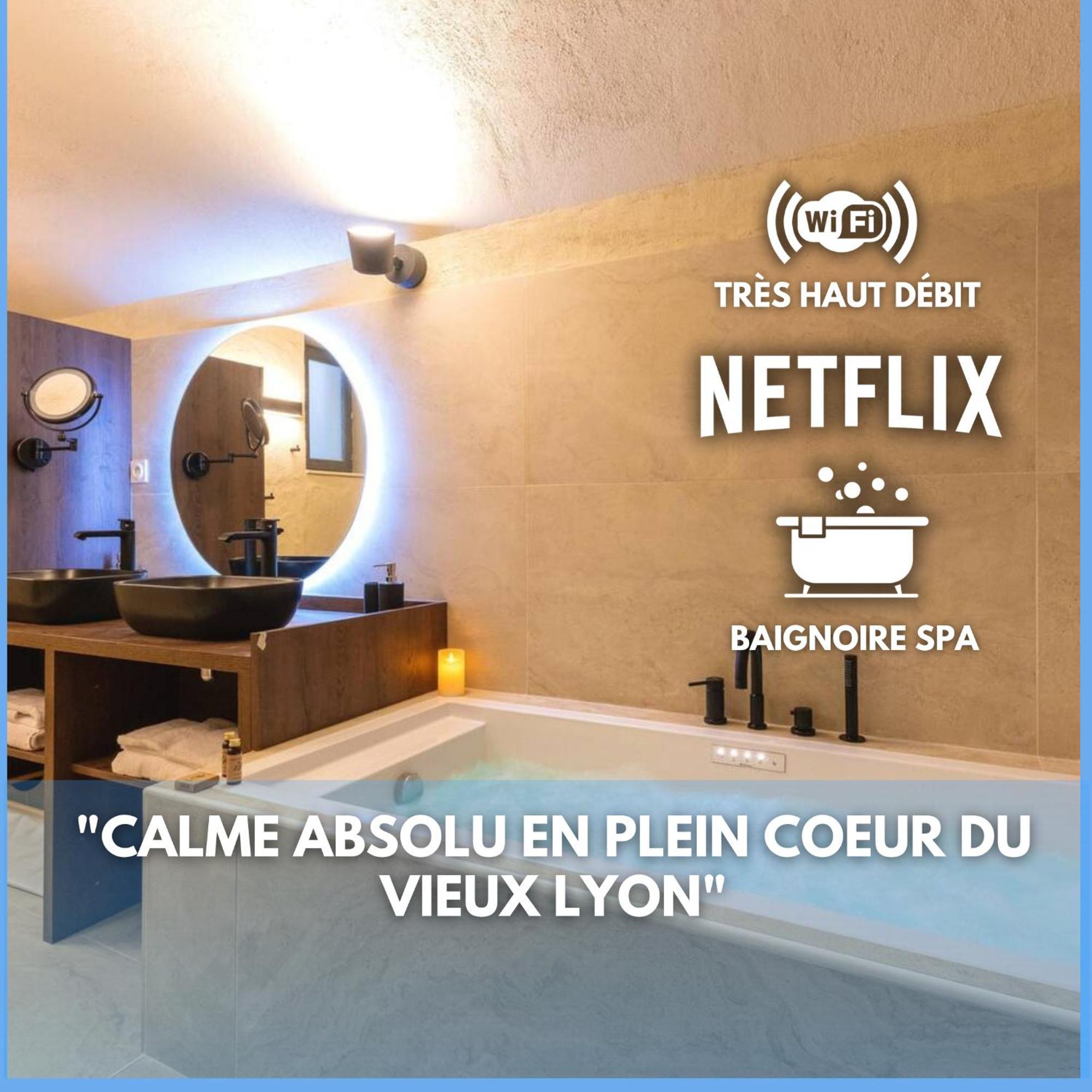 Cocoon Du Vieux Lyon - Luxury Apartment - Balneo Exterior foto
